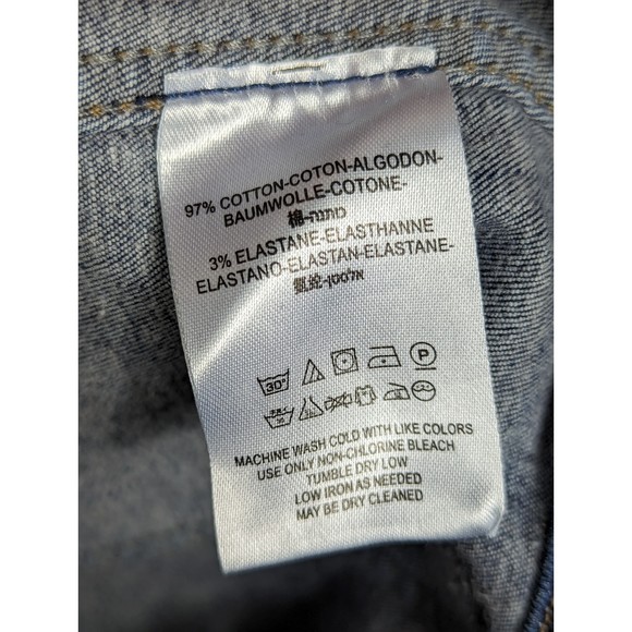 FREE PEOPLE Y2K 90s Women's Femme Corset High Waisted Stretch Denim Skirt Size 4 - Picture 8 of 8